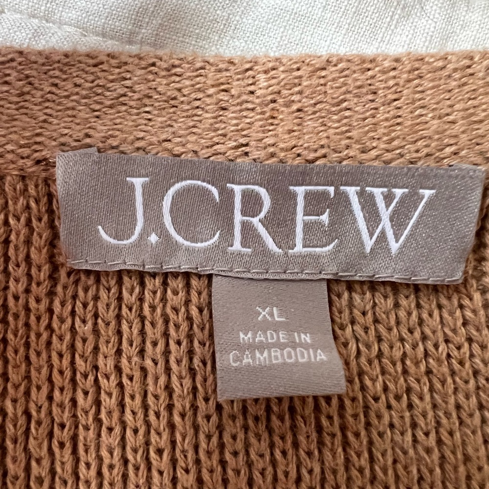 Cotton Lady Jacket Sweater by J. Crew XL - Picture 5 of 7